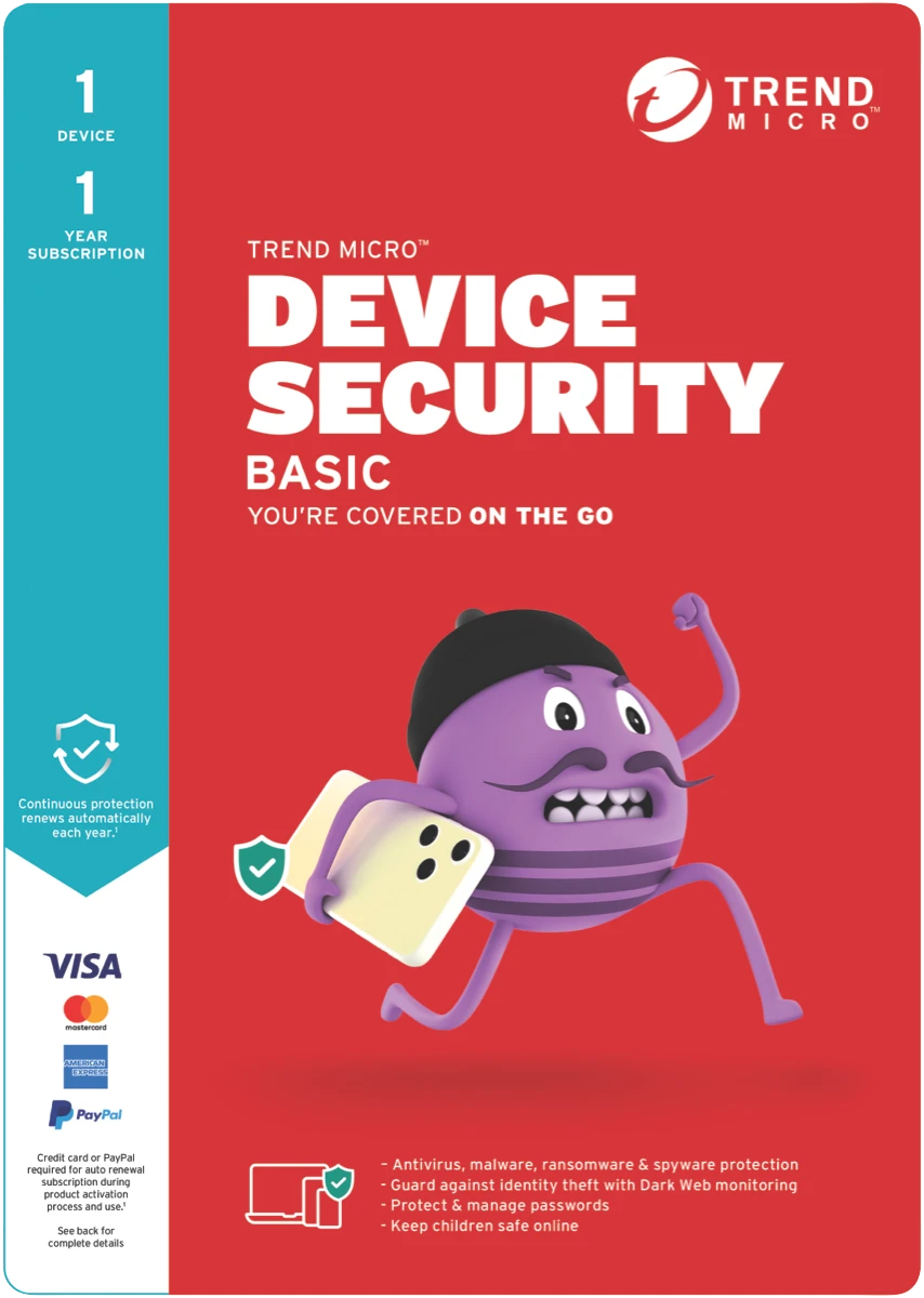 trend micro device security basic antivirus